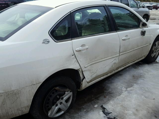 2G1WB58K379384694 - 2007 CHEVROLET IMPALA LS WHITE photo 9