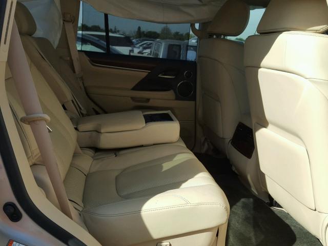 JTJHY7AX3H4242766 - 2017 LEXUS LX 570 GOLD photo 6