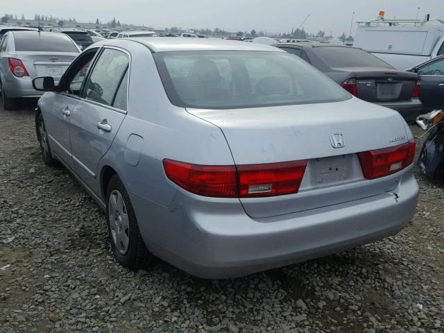 1HGCM55455A185871 - 2005 HONDA ACCORD LX SILVER photo 3