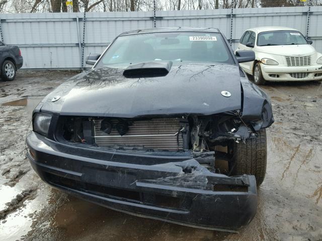 1ZVFT80N575221373 - 2007 FORD MUSTANG BLACK photo 9