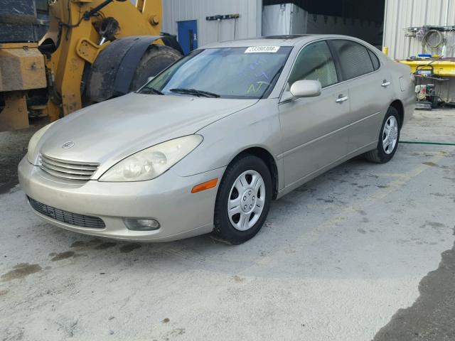 JTHBF30G035041238 - 2003 LEXUS ES 300 SILVER photo 2