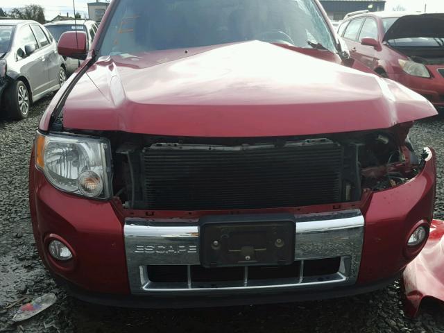 1FMCU9EG1CKA29507 - 2012 FORD ESCAPE LIM RED photo 9