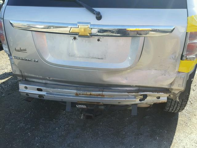 2CNDL63F876006721 - 2007 CHEVROLET EQUINOX LT GRAY photo 9