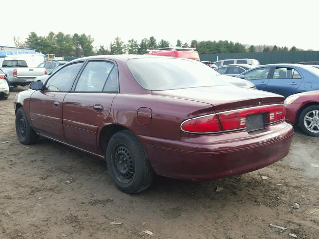 2G4WS52J711162619 - 2001 BUICK CENTURY CU BURGUNDY photo 3