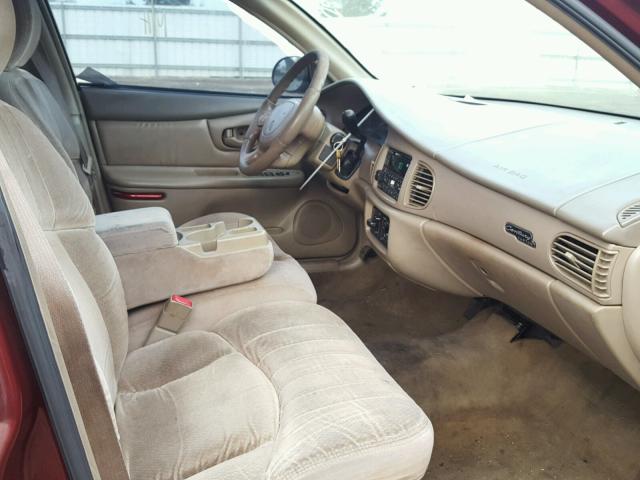 2G4WS52J711162619 - 2001 BUICK CENTURY CU BURGUNDY photo 5