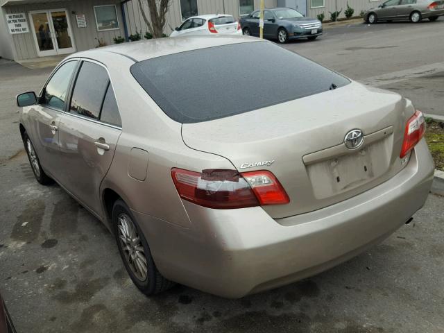 4T1BE46K97U621701 - 2007 TOYOTA CAMRY NEW GOLD photo 3