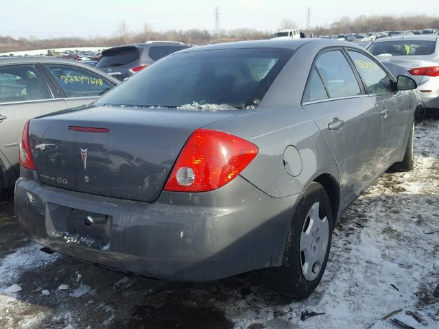 1G2ZF57B084175867 - 2008 PONTIAC G6 VALUE L GRAY photo 4