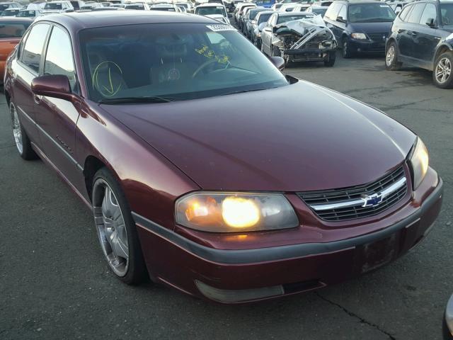 2G1WH55K2Y9225041 - 2000 CHEVROLET IMPALA LS BURGUNDY photo 1