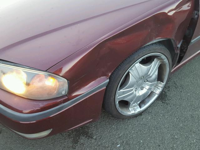 2G1WH55K2Y9225041 - 2000 CHEVROLET IMPALA LS BURGUNDY photo 9