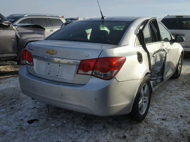 1G1PG5S93B7180466 - 2011 CHEVROLET CRUZE LT SILVER photo 4