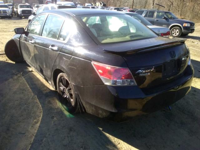 1HGCP26458A072396 - 2008 HONDA ACCORD LXP BLACK photo 3