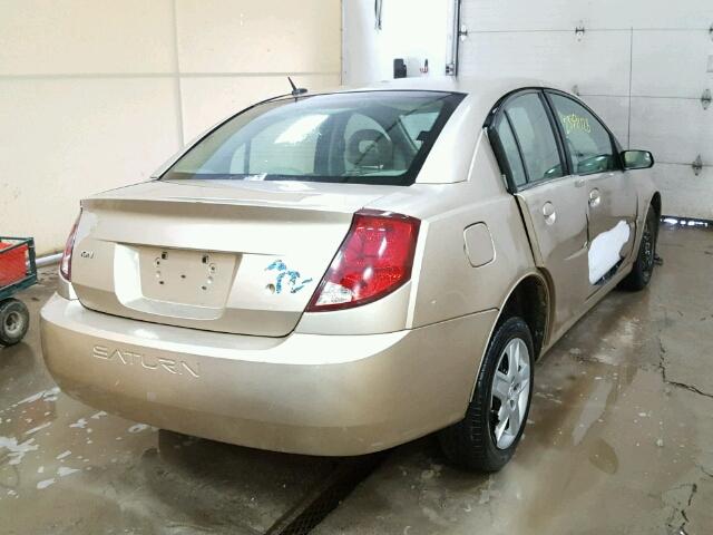 1G8AJ55F37Z106826 - 2007 SATURN ION LEVEL GOLD photo 4