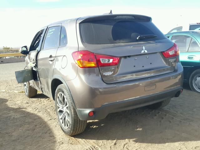 JA4AR3AWXHZ056320 - 2017 MITSUBISHI OUTLANDER BROWN photo 3