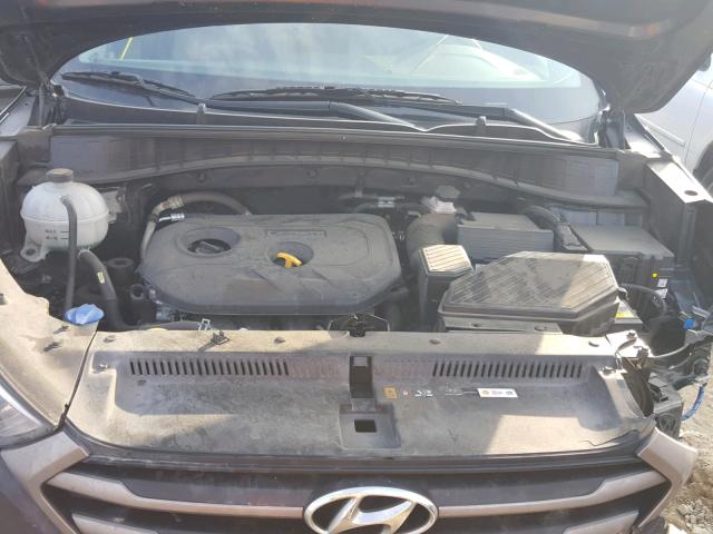 KM8J23A42GU222118 - 2016 HYUNDAI TUCSON SE BLACK photo 7