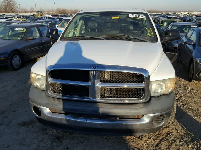 1D7HA18NX4S546519 - 2004 DODGE RAM 1500 S WHITE photo 9