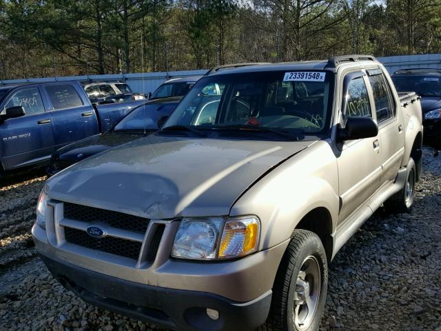 1FMZU67K45UB69438 - 2005 FORD EXPLORER S BEIGE photo 2