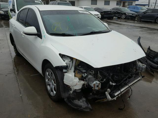 JM1BL1U71D1756661 - 2013 MAZDA 3 I WHITE photo 1