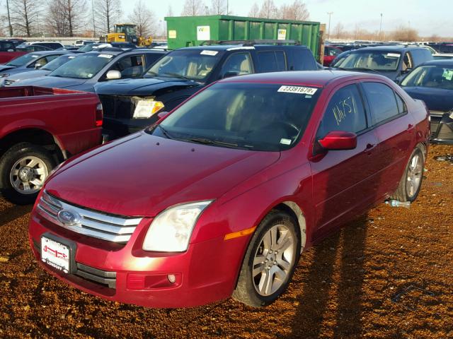 3FAHP07Z47R164807 - 2007 FORD FUSION SE MAROON photo 2