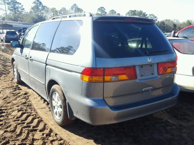 5FNRL18652B002151 - 2002 HONDA ODYSSEY EX SILVER photo 3