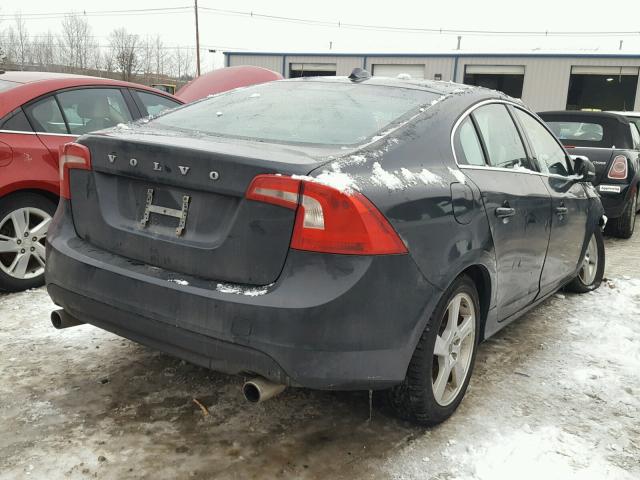 YV1622FS4C2082150 - 2012 VOLVO S60 T5 GRAY photo 4