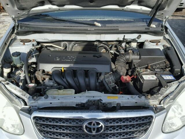 2T1BR32E76C569550 - 2006 TOYOTA COROLLA CE SILVER photo 7