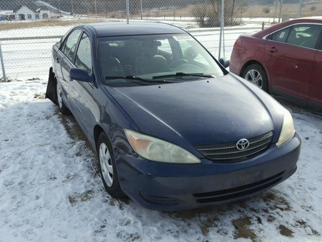 4T1BE32K93U663943 - 2003 TOYOTA CAMRY LE BLUE photo 1