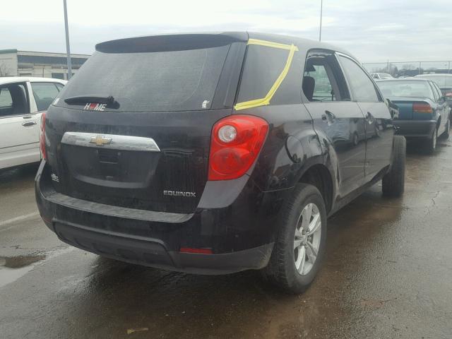 2GNALBEK9D1108829 - 2013 CHEVROLET EQUINOX LS BLACK photo 4