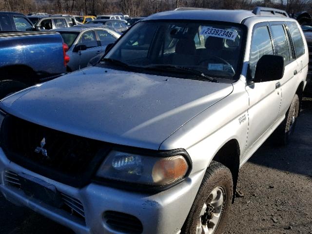 JA4MT21H23J002091 - 2003 MITSUBISHI MONTERO SP SILVER photo 2