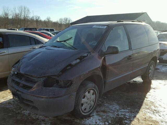 2B4FP2530TR855759 - 1996 DODGE CARAVAN PURPLE photo 2