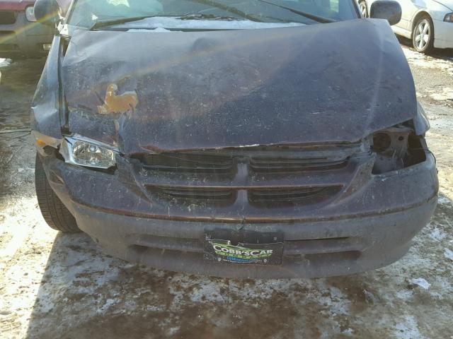 2B4FP2530TR855759 - 1996 DODGE CARAVAN PURPLE photo 9