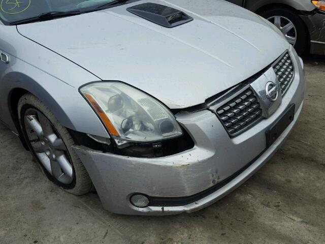 1N4BA41E84C927992 - 2004 NISSAN MAXIMA SE SILVER photo 9