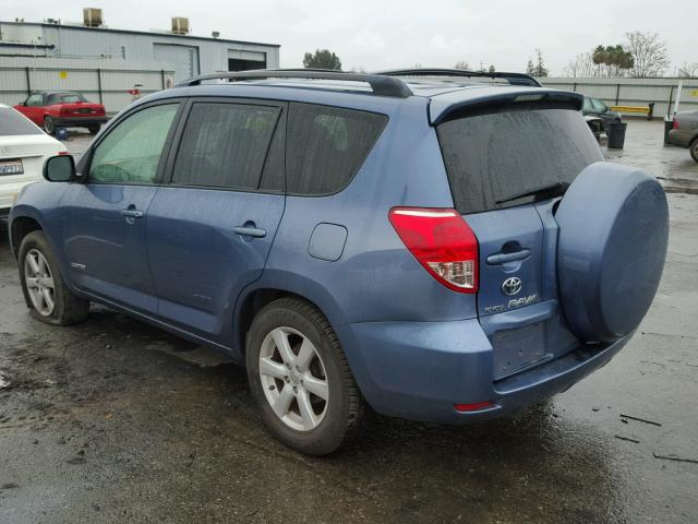 JTMZD34V665000163 - 2006 TOYOTA RAV4 LIMIT BLUE photo 3