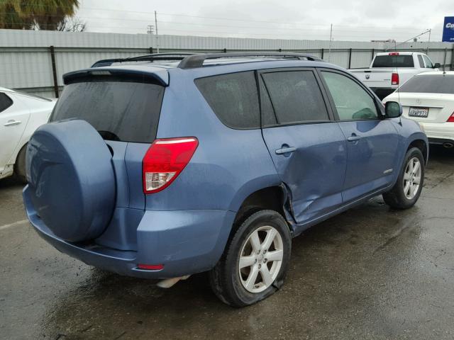 JTMZD34V665000163 - 2006 TOYOTA RAV4 LIMIT BLUE photo 4