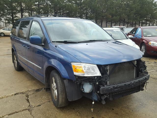 2D4RN5D10AR147521 - 2010 DODGE GRAND CARA BLUE photo 1