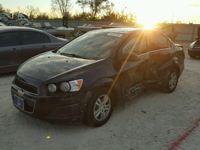 1G1JC5SH4D4241840 - 2013 CHEVROLET SONIC LT BLACK photo 2