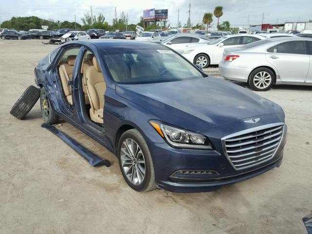 KMHGN4JE5GU106251 - 2016 HYUNDAI GENESIS 3. BLUE photo 1