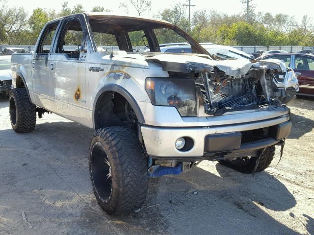 1FTFW1ET9DKD77213 - 2013 FORD F150 SUPER SILVER photo 1