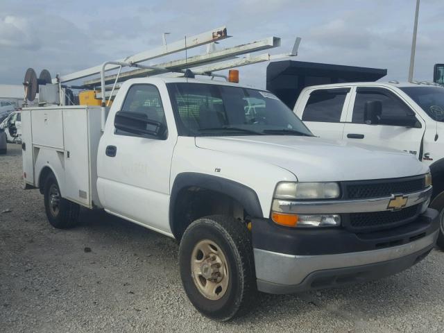 1GBHC24U91E211564 - 2001 CHEVROLET SILVERADO WHITE photo 1