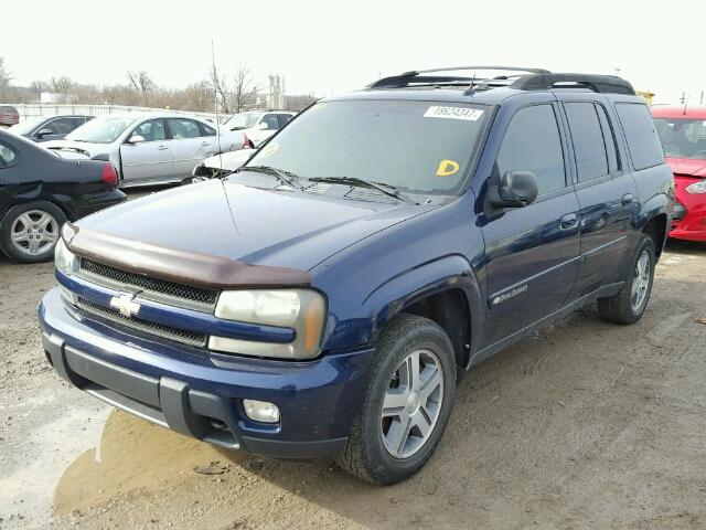 1GNET16S346235482 - 2004 CHEVROLET TRAILBLAZE BLUE photo 1