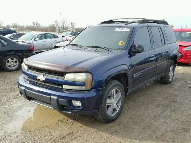 1GNET16S346235482 - 2004 CHEVROLET TRAILBLAZE BLUE photo 2