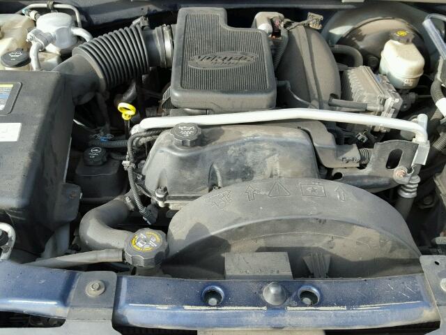 1GNET16S346235482 - 2004 CHEVROLET TRAILBLAZE BLUE photo 7