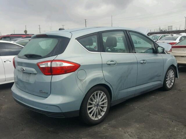 1FADP5BU1DL506814 - 2013 FORD C-MAX SEL BLUE photo 4