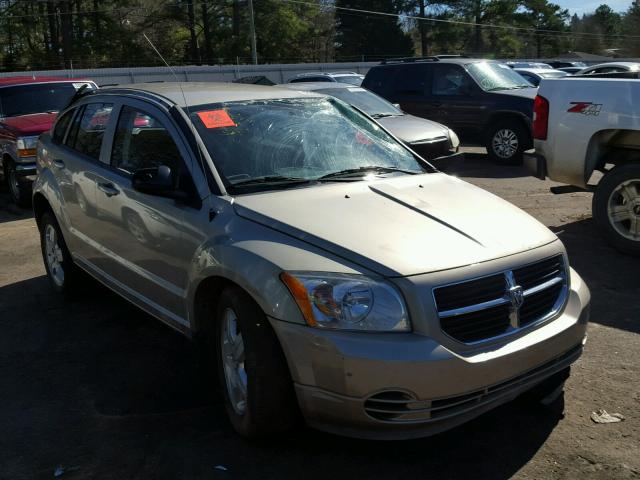 1B3HB48A69D209493 - 2009 DODGE CALIBER SX TAN photo 1