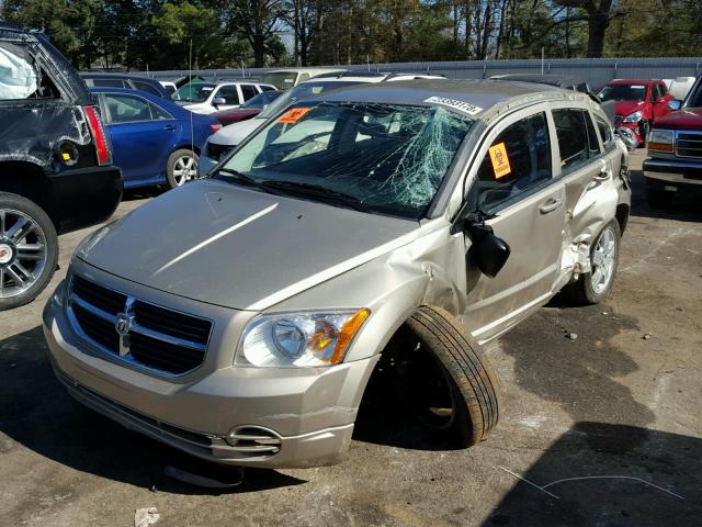 1B3HB48A69D209493 - 2009 DODGE CALIBER SX TAN photo 2