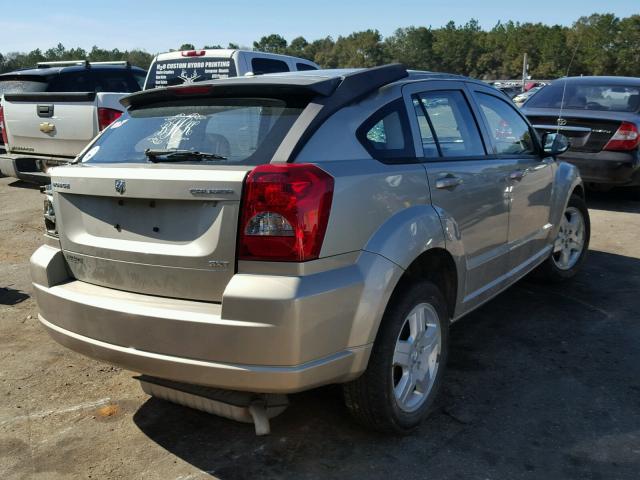 1B3HB48A69D209493 - 2009 DODGE CALIBER SX TAN photo 4