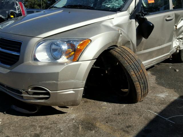 1B3HB48A69D209493 - 2009 DODGE CALIBER SX TAN photo 9