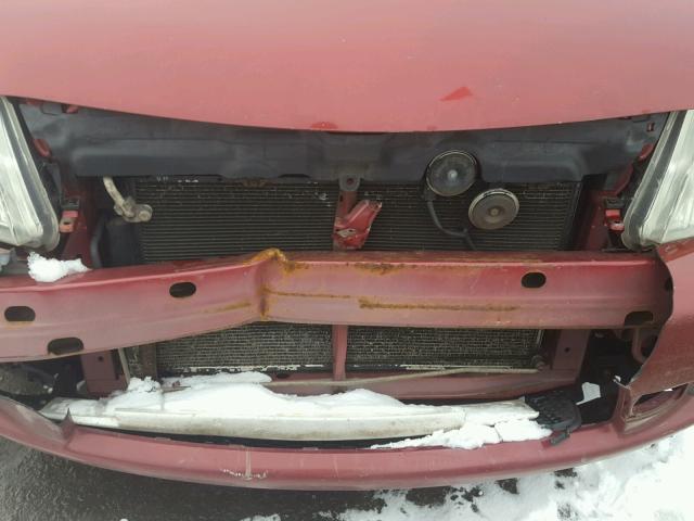 JTKKT624665008594 - 2006 TOYOTA SCION XA BURGUNDY photo 9