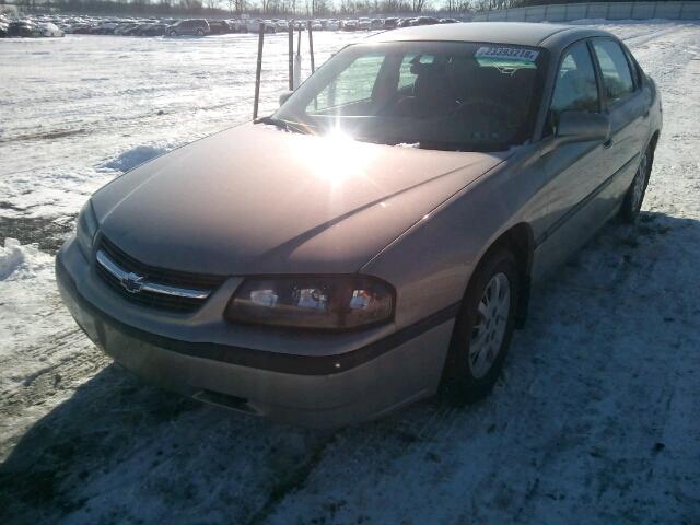 2G1WF52E429377463 - 2002 CHEVROLET IMPALA TAN photo 2