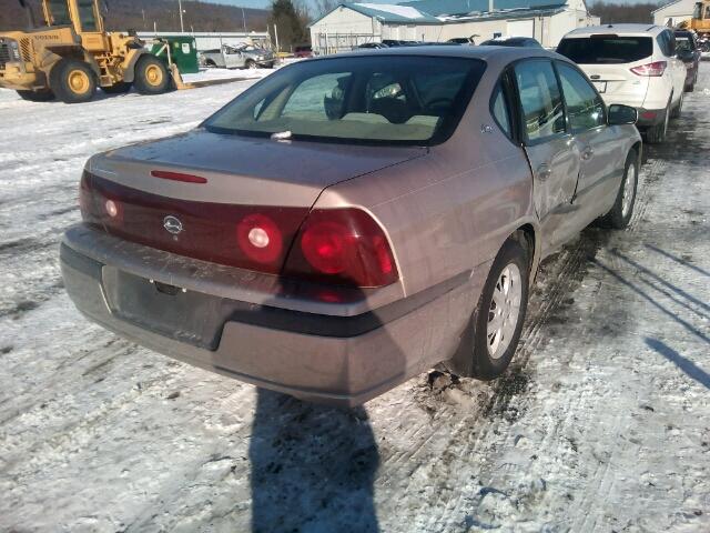 2G1WF52E429377463 - 2002 CHEVROLET IMPALA TAN photo 4