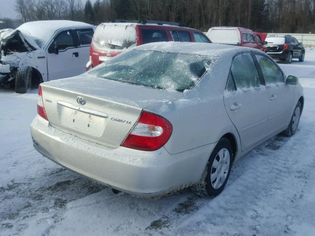 4T1BE32K23U748865 - 2003 TOYOTA CAMRY LE SILVER photo 4